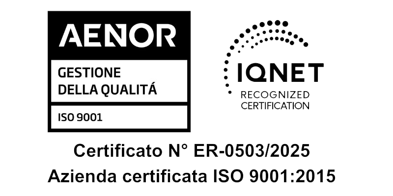 Certificato ISO 9001:2015 - AENOR - IQNET